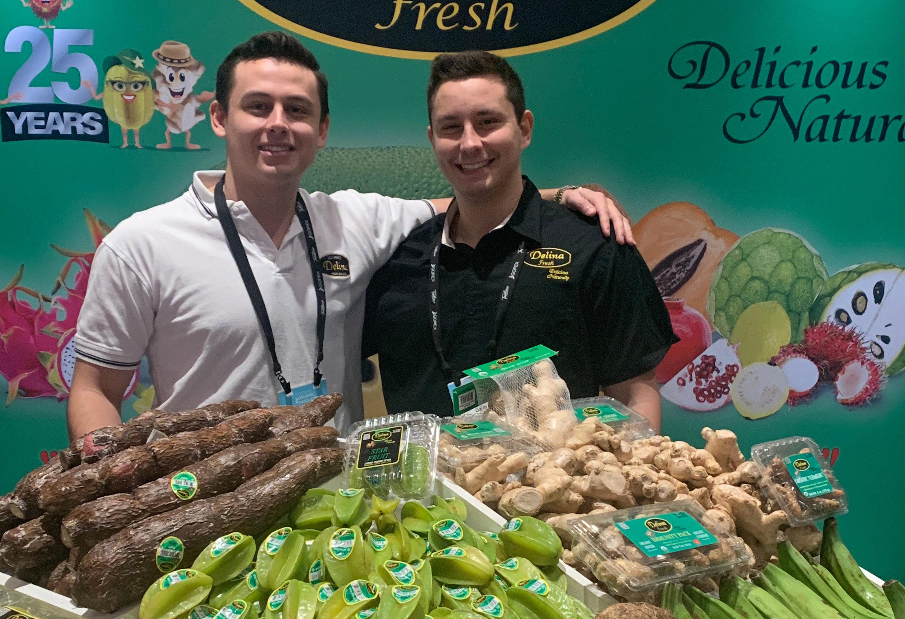 James Burnette and Francisco Gallo of Delina Fresh.