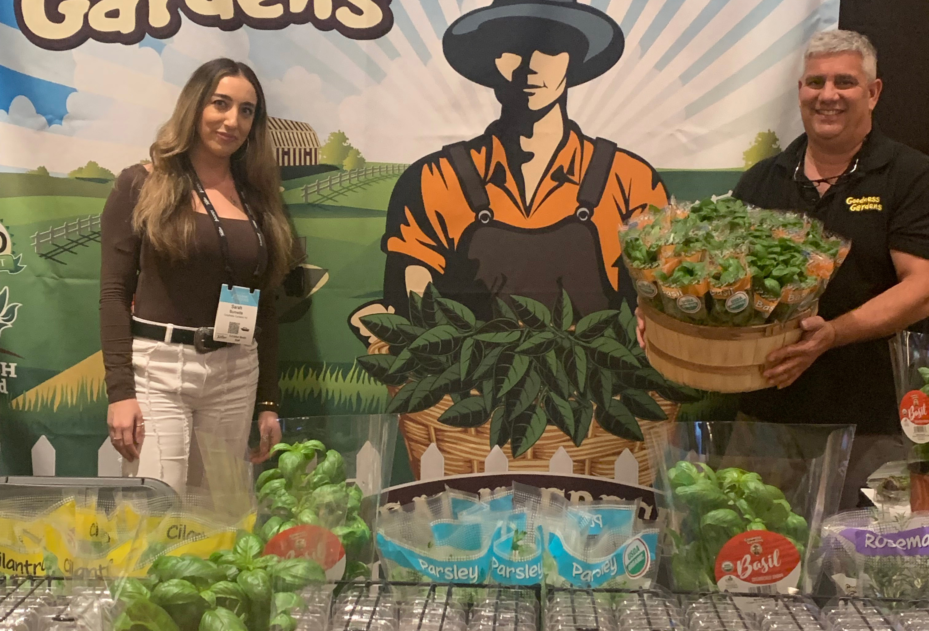 Sarah Burnette and John Alva of Goodness Gardens.