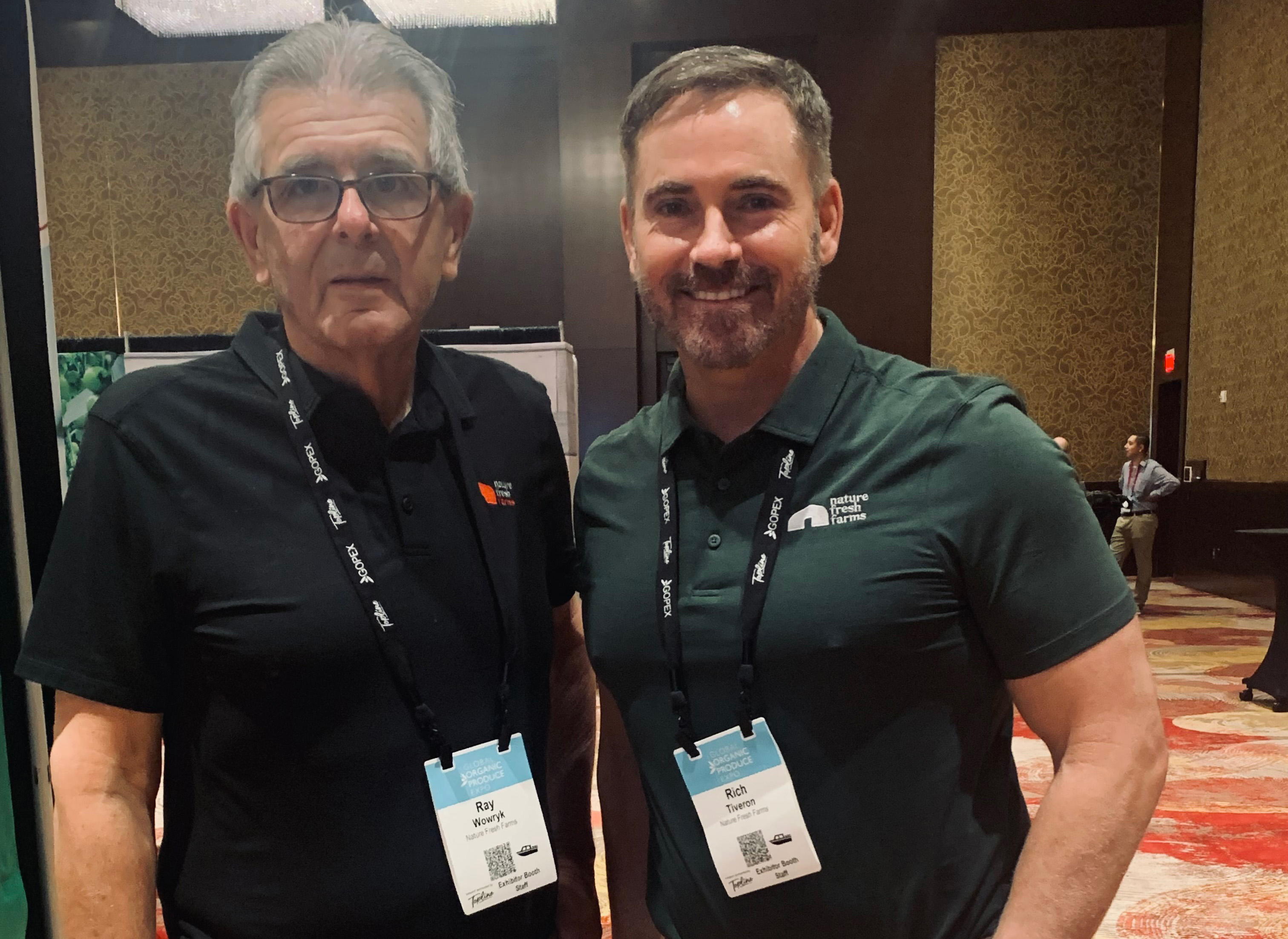 Ray Wowryk and Rich Tiveron of Nature Fresh Farms.