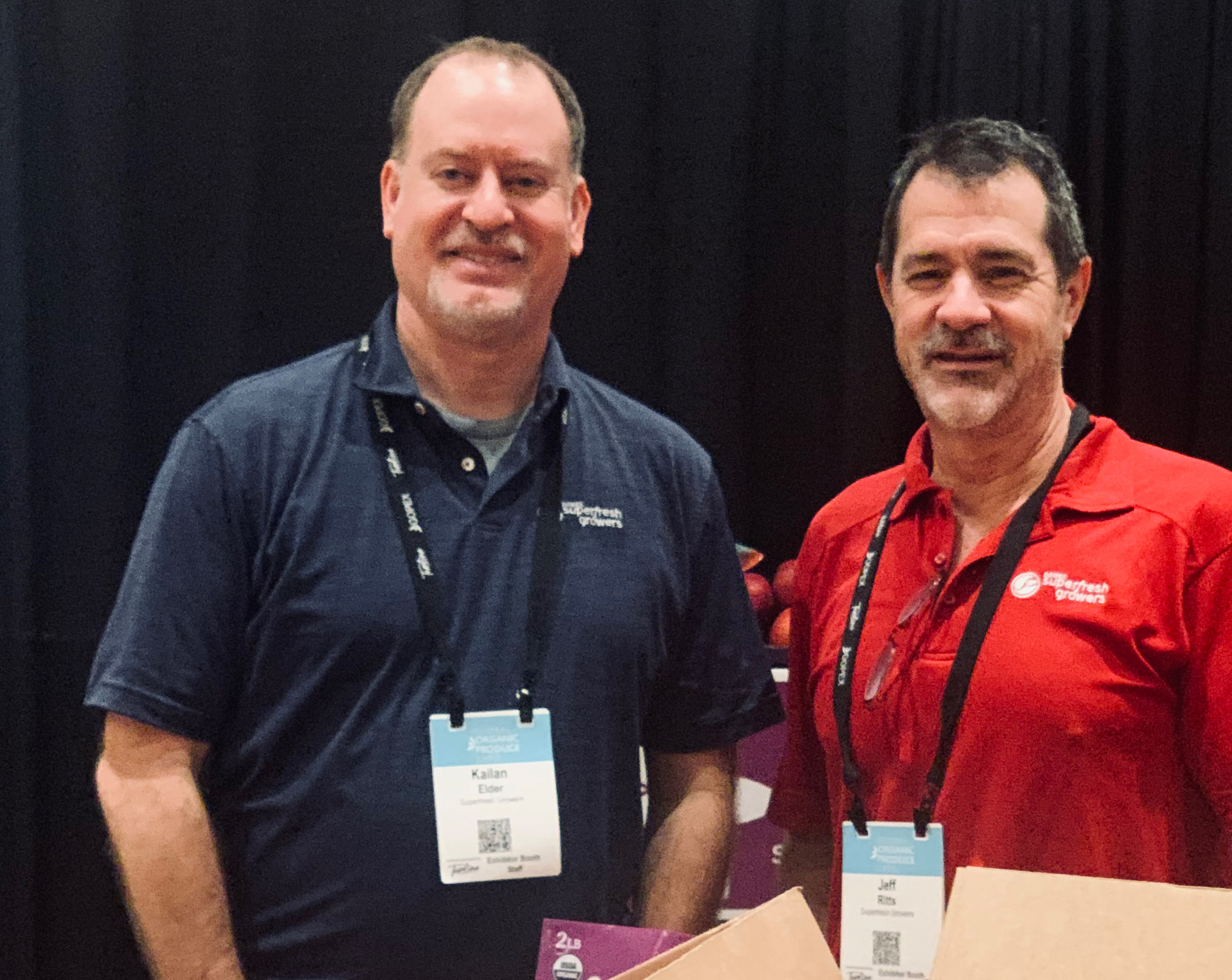 Kailan Elder and Jeff Ritts of SuperFresh Growers.