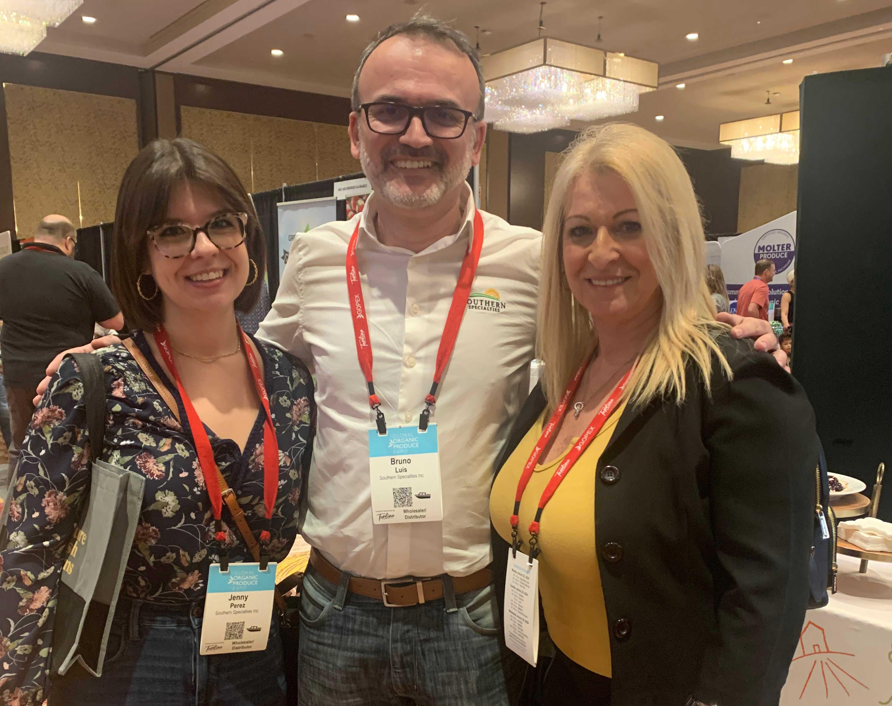 Jenny Perez, Bruno Luis and Tracey Monahan of Southern Specialties.