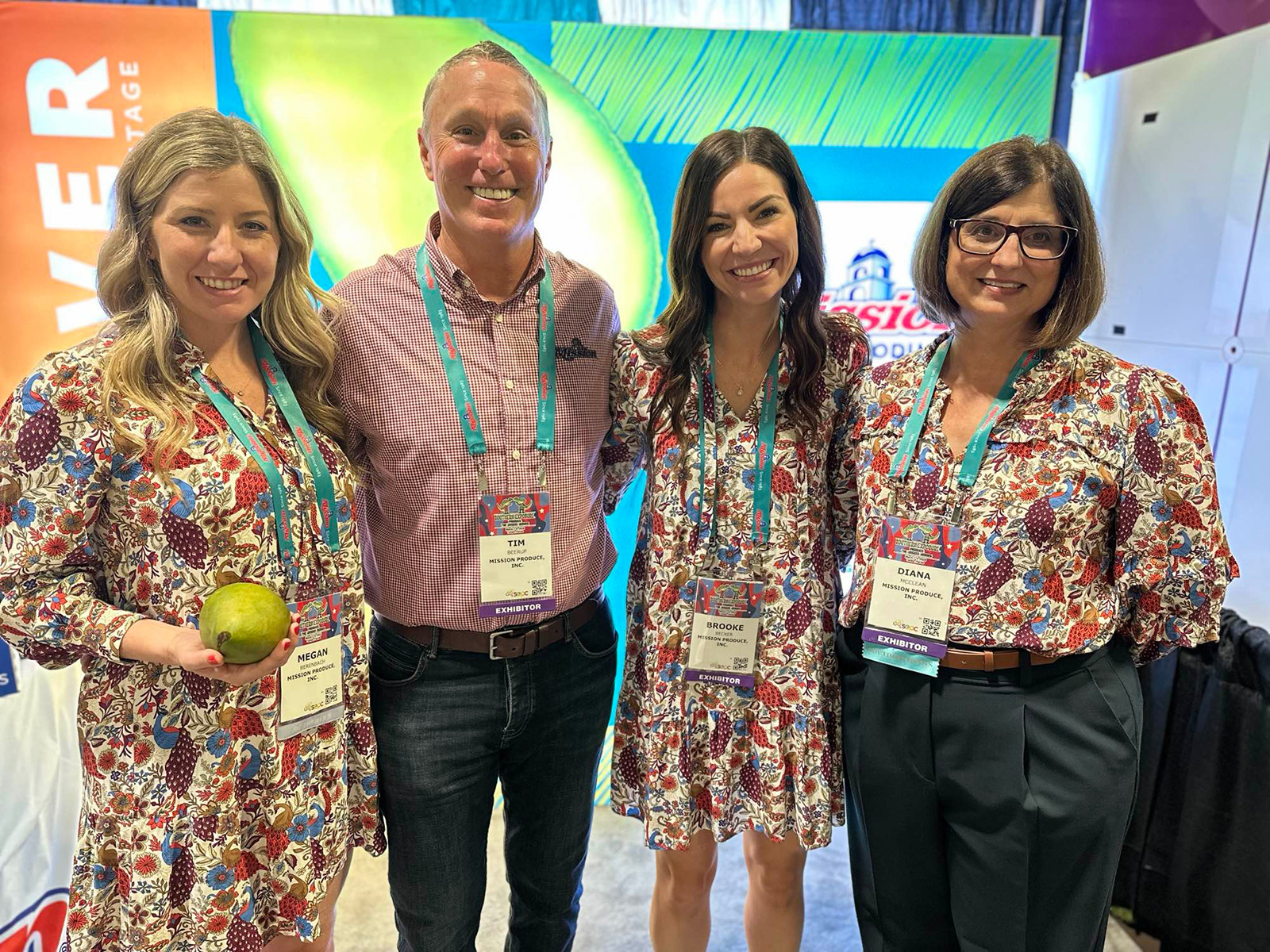 Megan Berenbach, Tim Beerup, Brooke Becker and Diana McClean of Mission Produce.