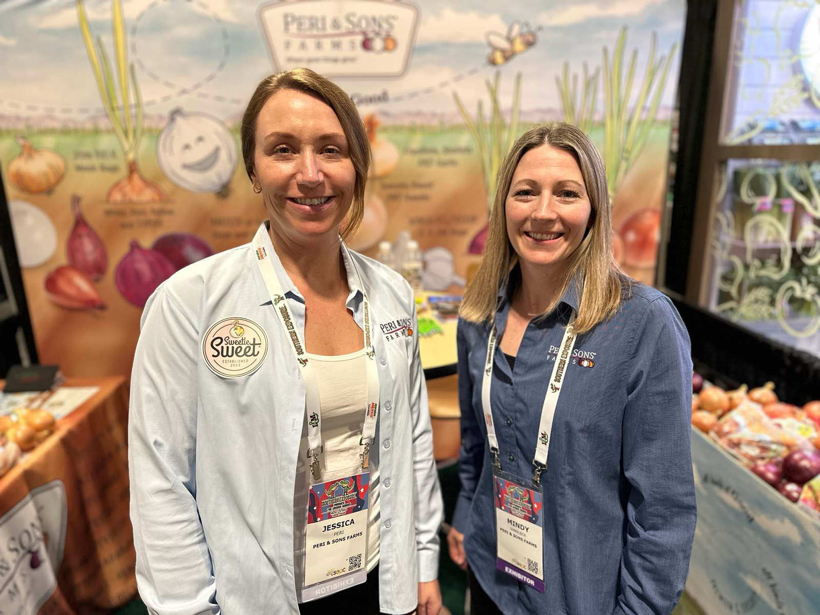 Jessica Peri and Mindy Vanvleck of Peri & Sons Farms.