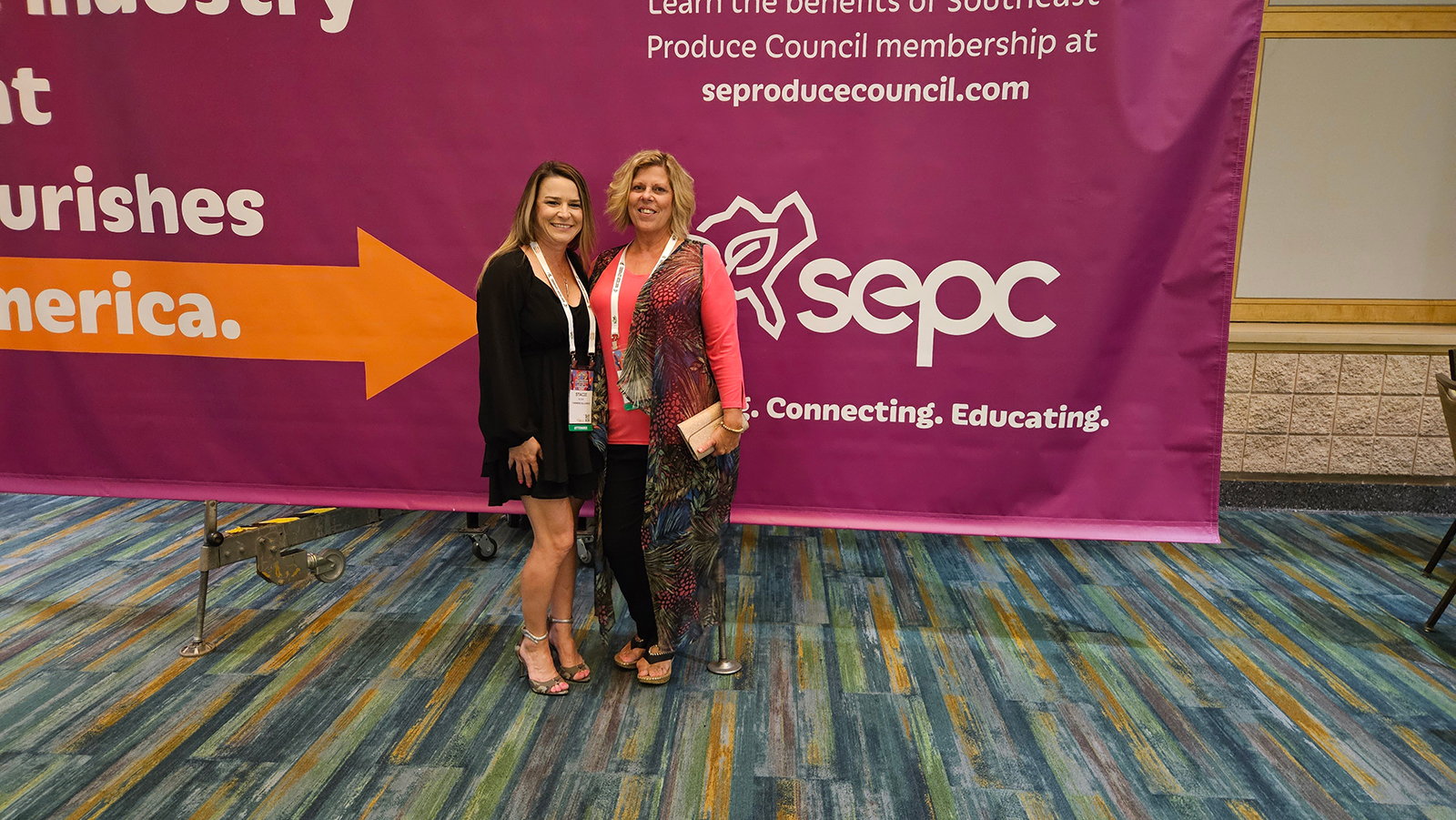 Stacie Blank and Karen McDaniel of Farmers Alliance.