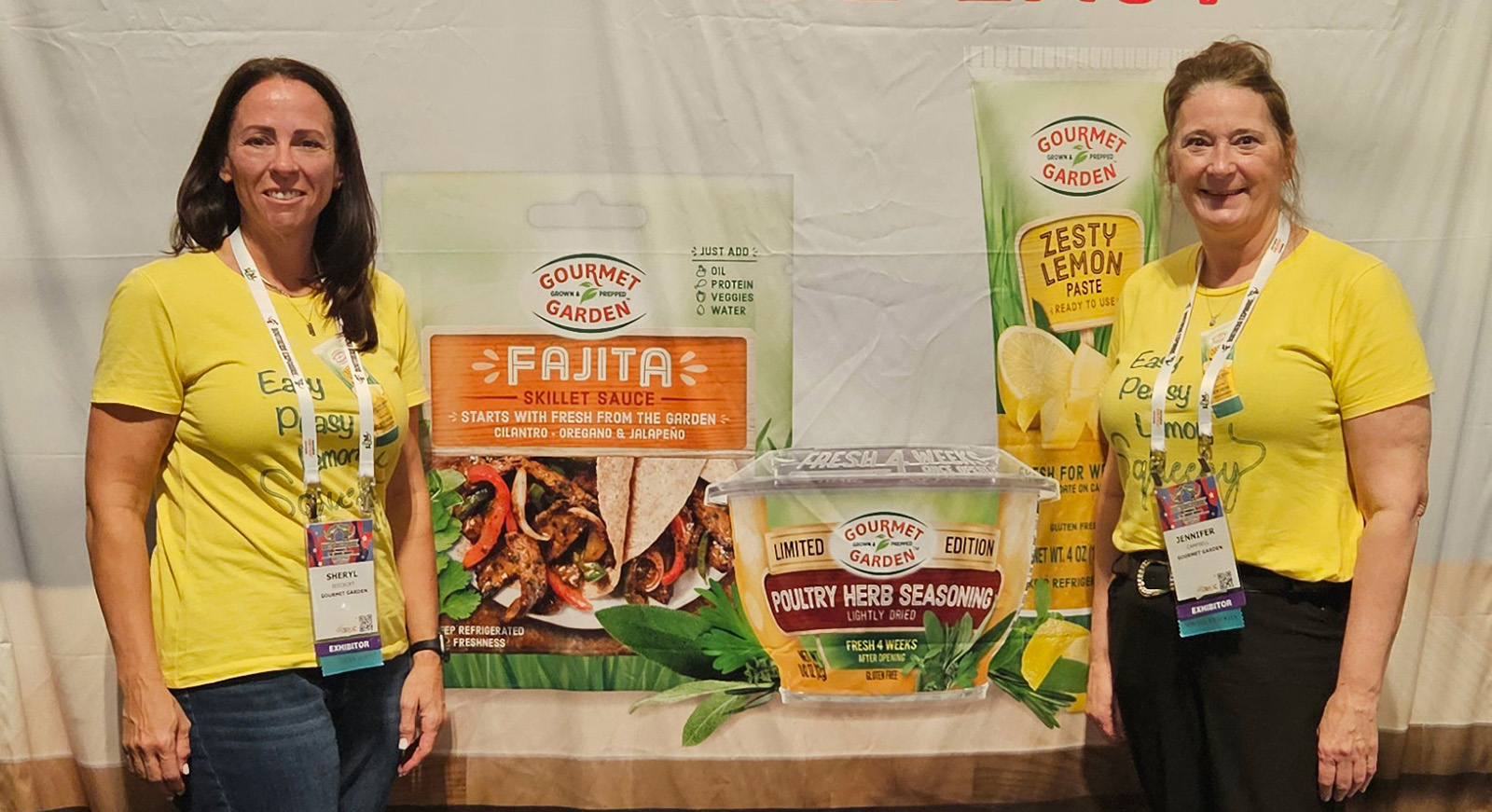 Sheryl Beecroft and Jennifer Campbell of Gourmet Garden.