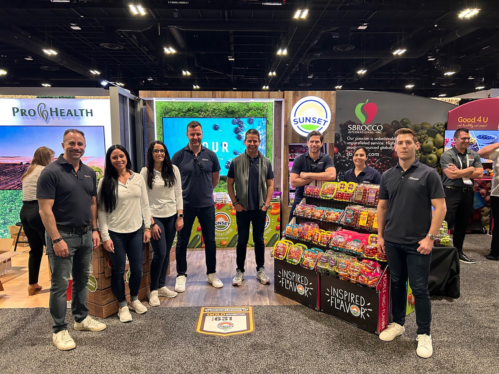 The Mastronardi Produce team: Peppe Bonfiglio, Crissa Kudroch, Agnes Boutros, Dan Natelborg, Paul Mastronardi, Conor Chilvers, Melissa Werstein and Wes Emerson.