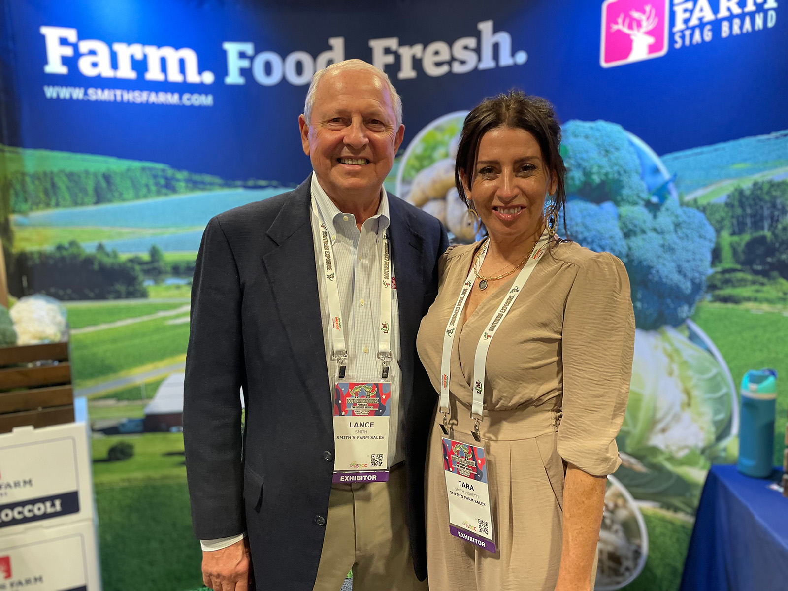 Lance Smith and Tara Smith Vighetti of Smith’s Farm Sales.