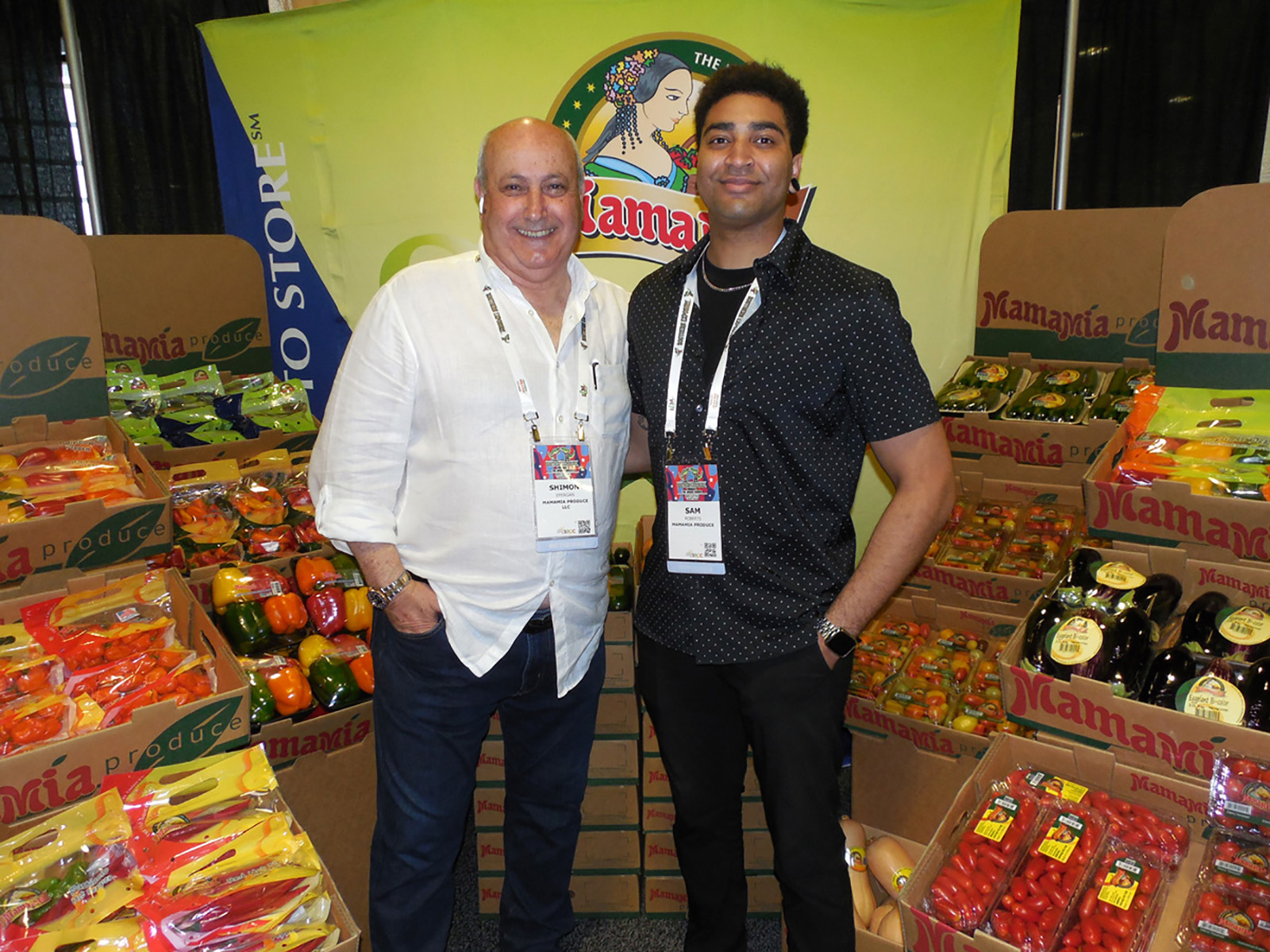 Shimon Efergan and Sam Roberts of MamaMia Produce LLC.