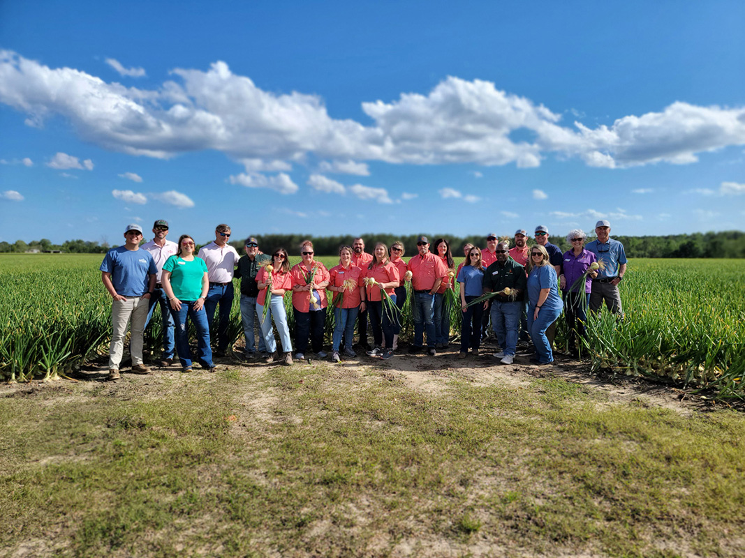 The group at Shuman Farms.