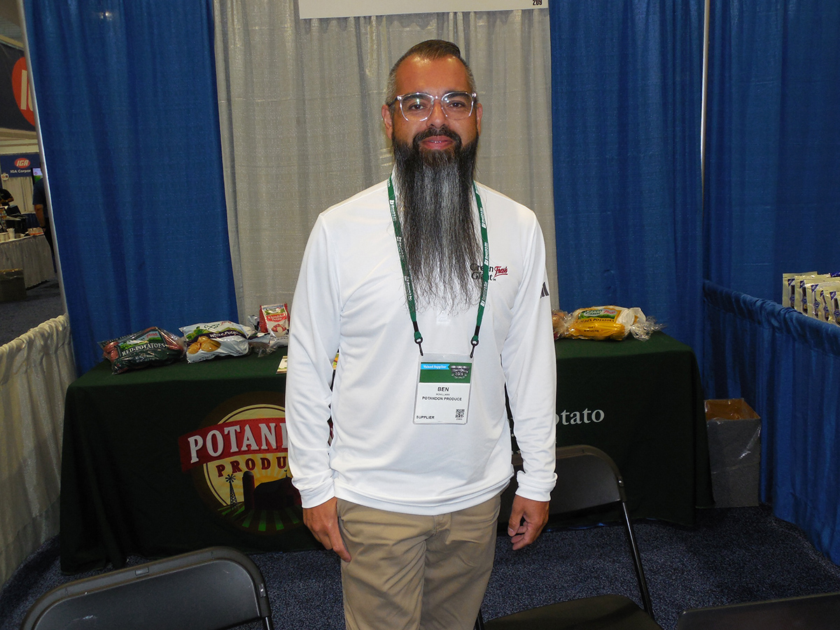 Ben McWilliams of Potandon Produce.