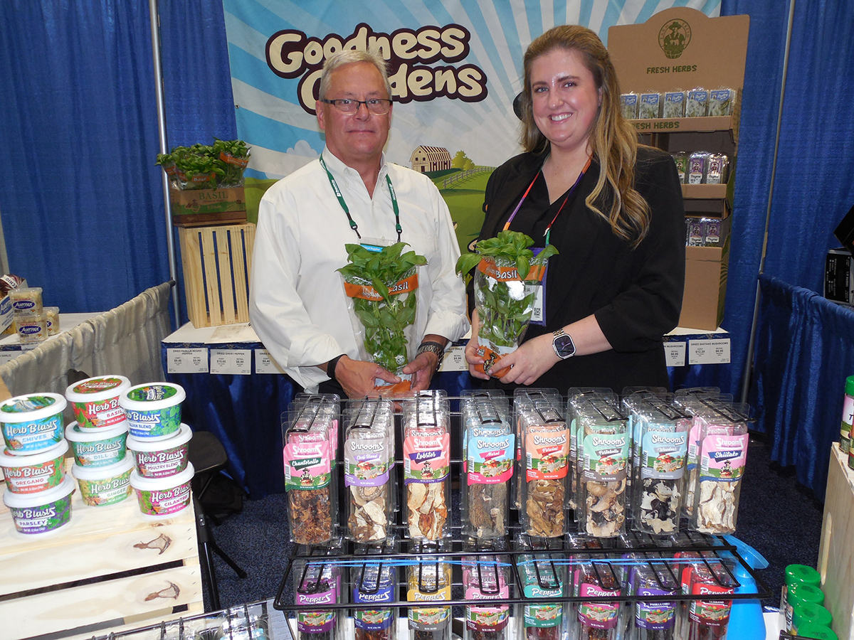 Dave Henshaw and Cecilia Bates of Goodness Gardens.