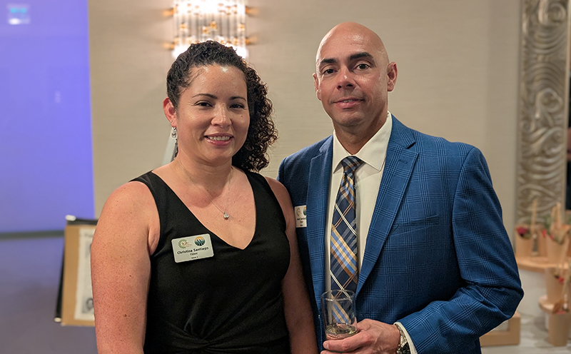 Christina and Juan Santiago of Oppy.