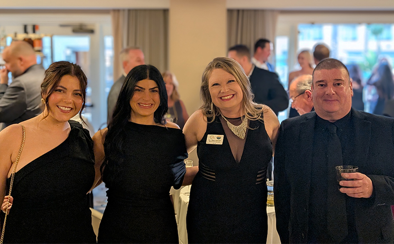 Tara Montreal of Westside Produce, Jackie Nakashian of Trinity Fruit with Cat Gipe-Stewart and John Stewart of Superfresh Growers.