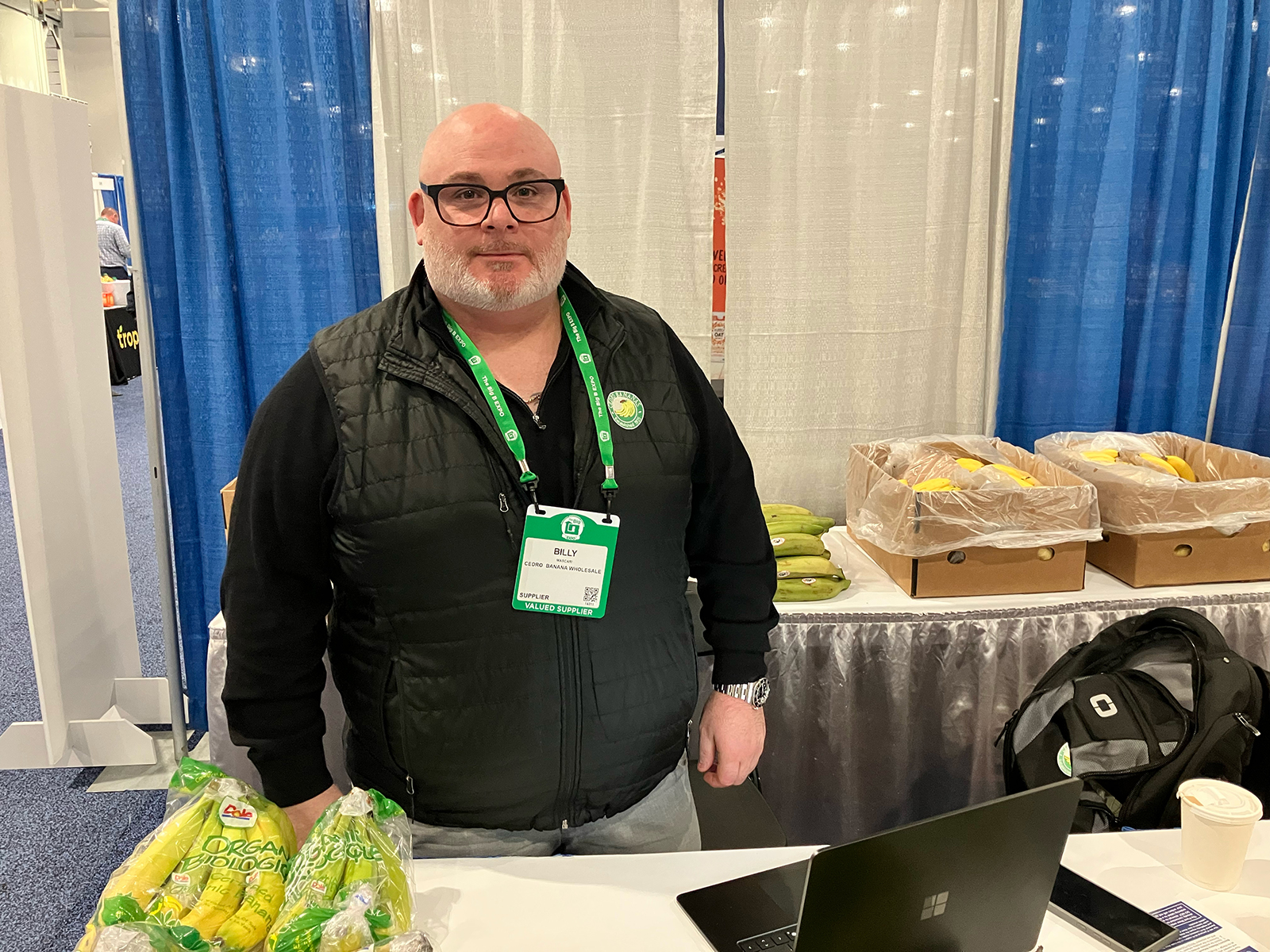 Billy Mascari of Cedro Banana Wholesale. 