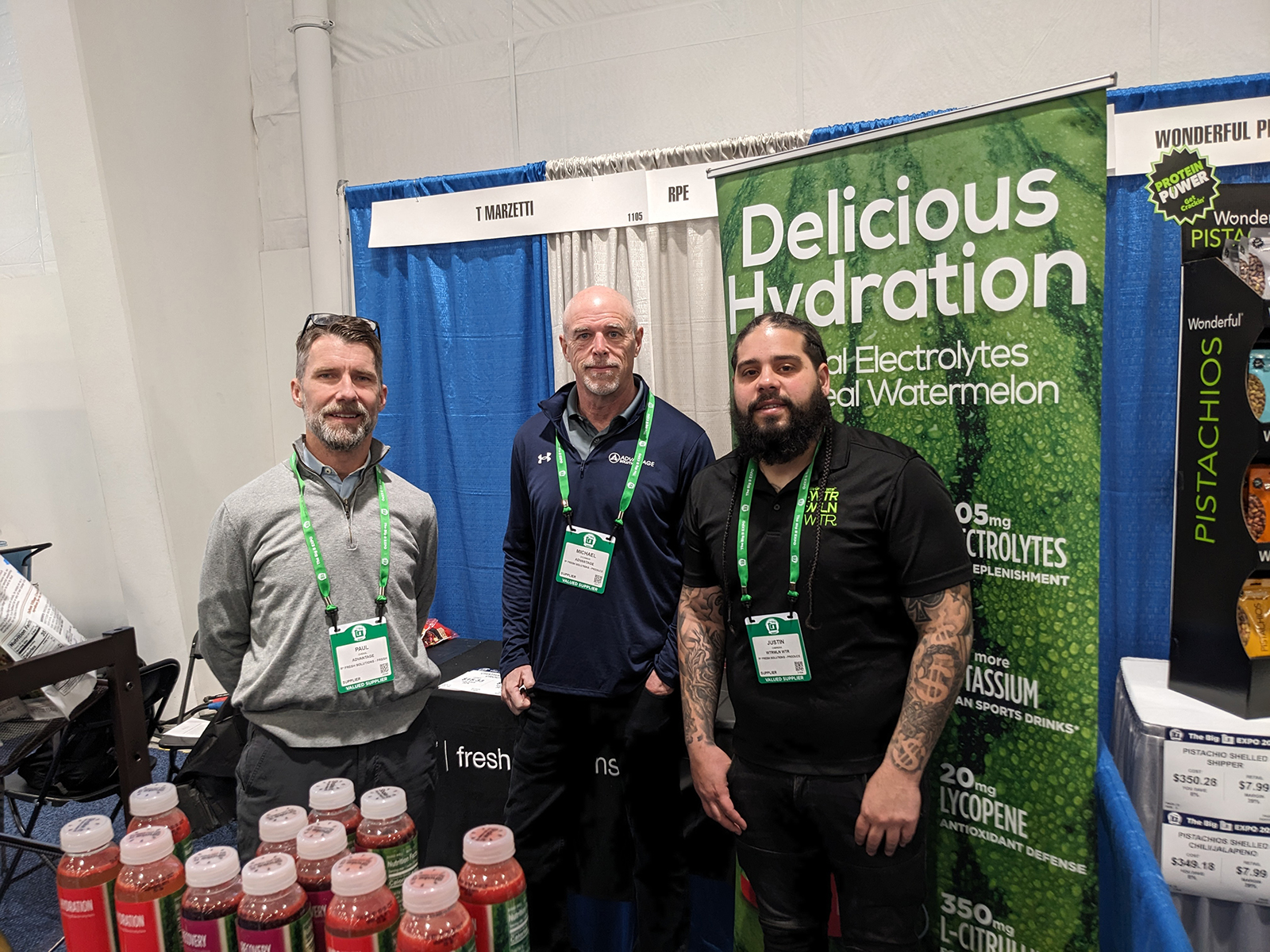 Paul Chekal, Michael O’Connor and Justin Cabrera of R2 Fresh Solutions. 