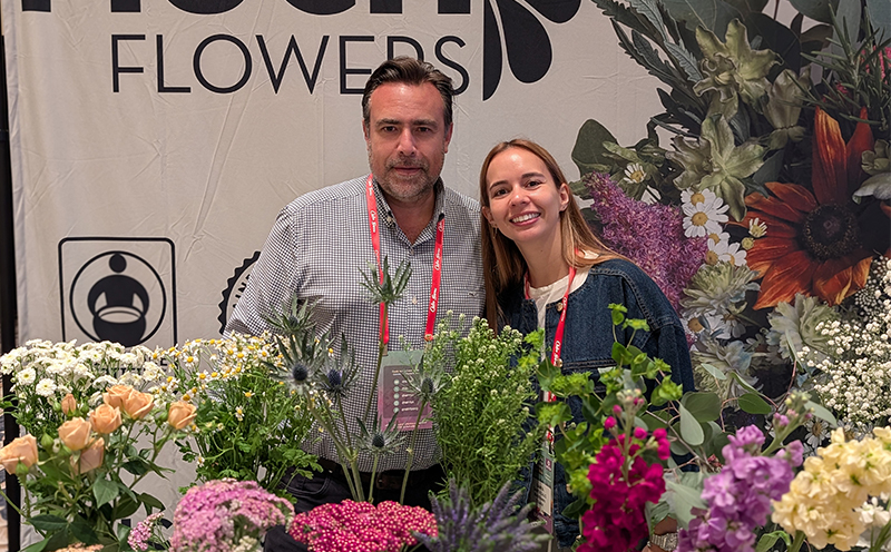 Javier Mantilla and Samya Saud of Muchflowers Equador.