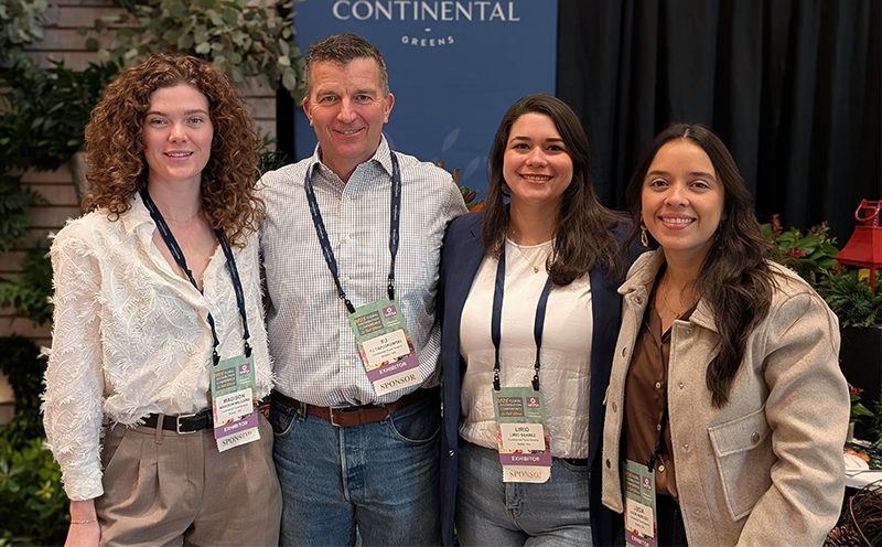 Madison Milgard, FJ Trzuskowski, Lirio Suarez and Lucia Narciso of Continental Floral Greens.