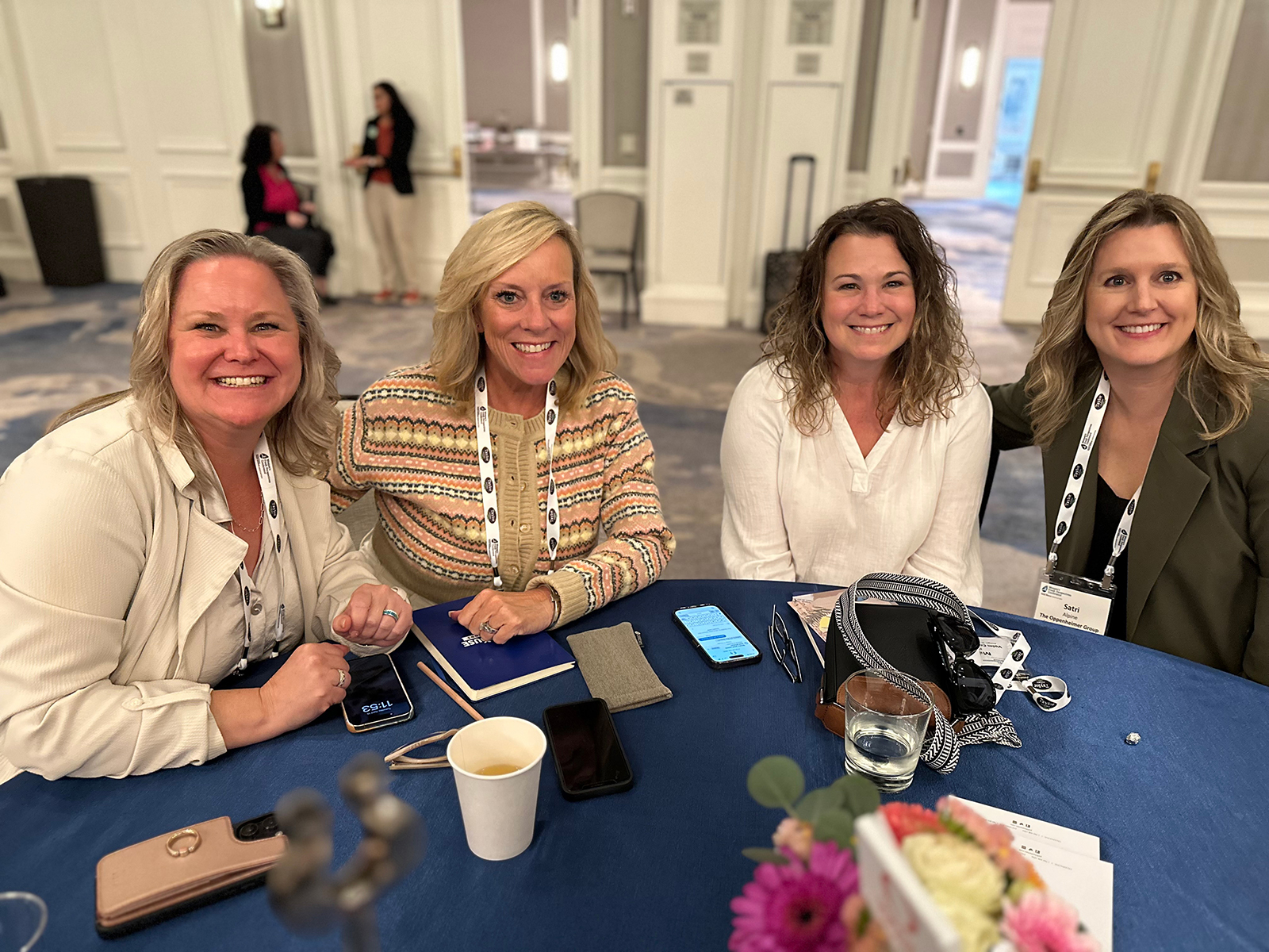 Audrey Desnoyers of The Oppenheimer Group, Erin Kruzan of Dole Food Co., Marsha Pozza of Volm Cos. and Satri Alphine of The Oppenheimer Group.