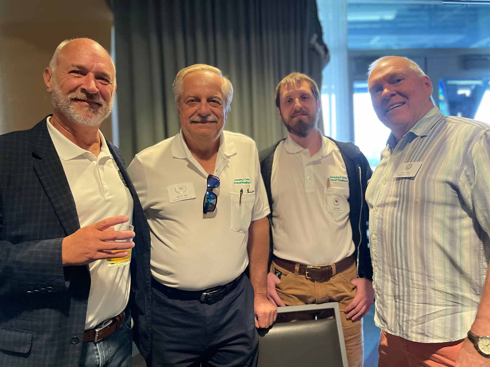 Fred West of the South Carolina Department of Agriculture, Kurt Zuhlke and Chris Zuhlke of Kurt Zuhlke & Associates and Al Murray of the Eastern Produce Council. 