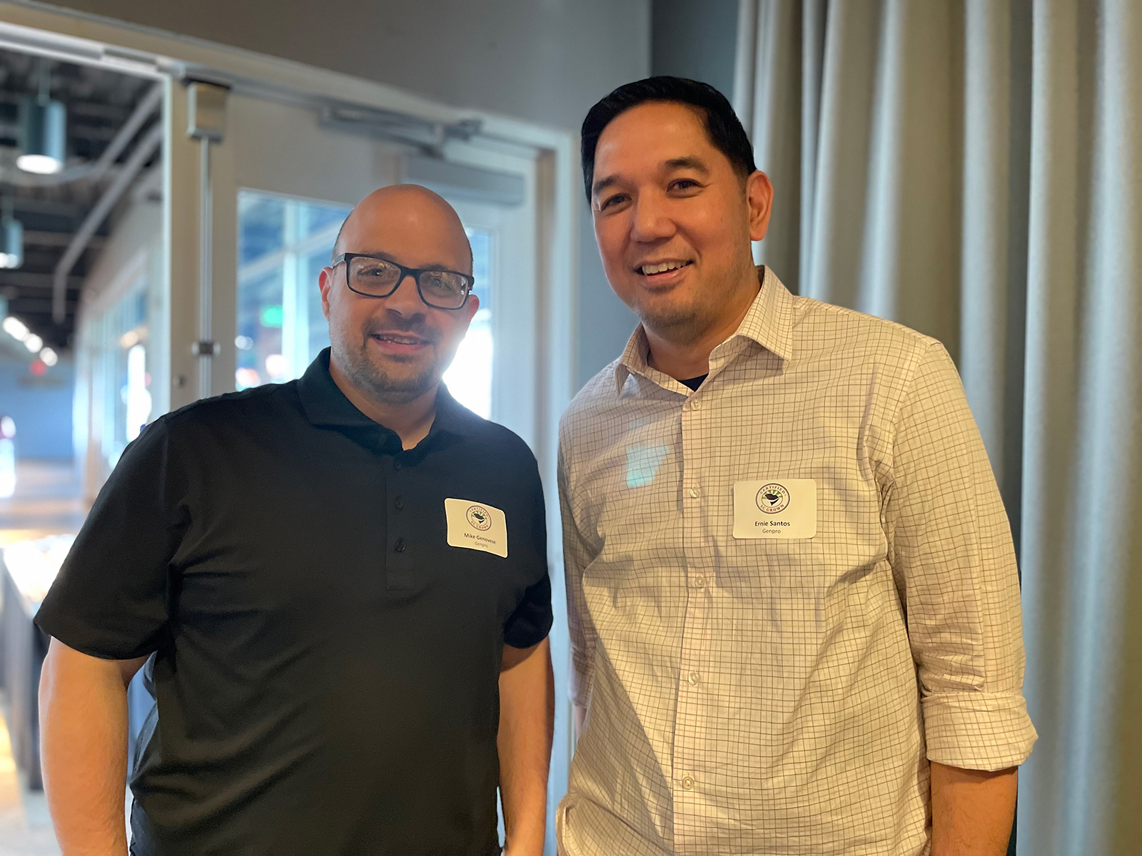 Mike Genovese and Ernie Santos of Genpro.