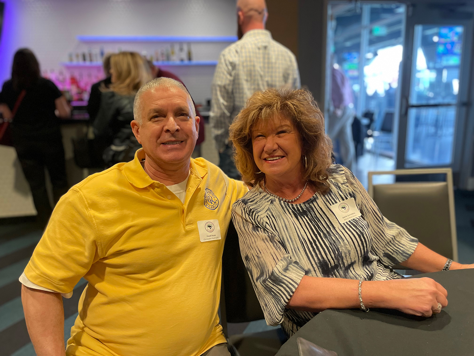 Frank Russo of Christopher Ranch and Jeanie Sorrentino of Affinity Retail Sales Group. 