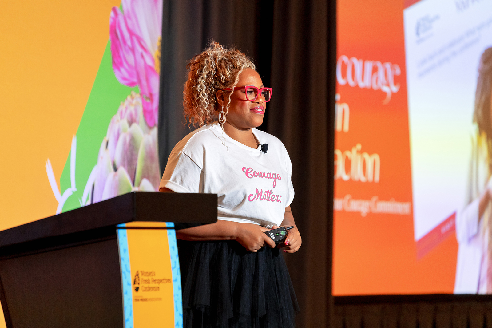 Speaker Melissa J. Nixon, founder and CEO of The Courage Co.