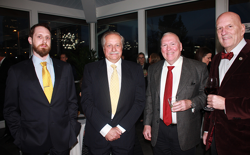 Christopher Zuhlke and Kurt Zuhlke of Kurt Zuhlke & Associates Inc., Al Murray of the EPC and New Jersey Secretary of Agriculture Edward Wengryn.