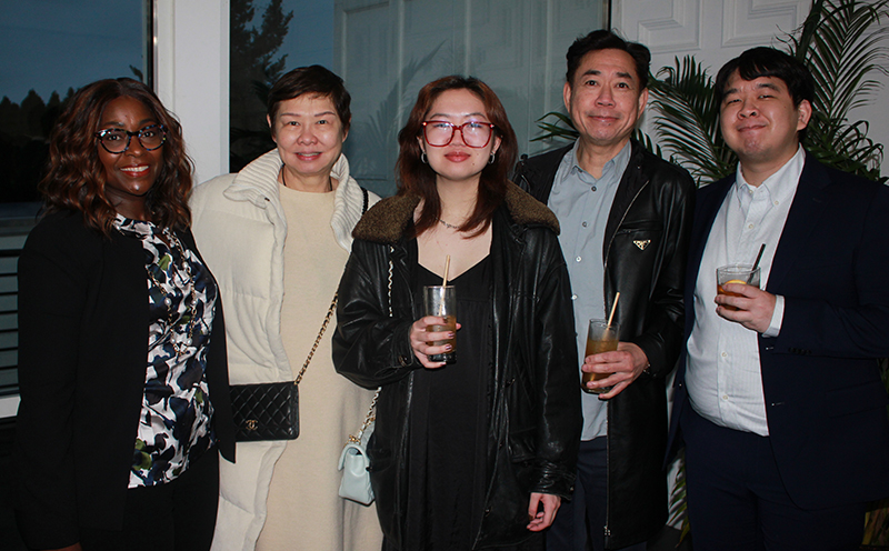 Claire Sakho, Clara Shih, Nicole Tani, Danny Tani and Jeremy Tani of Best Buy Produce.
