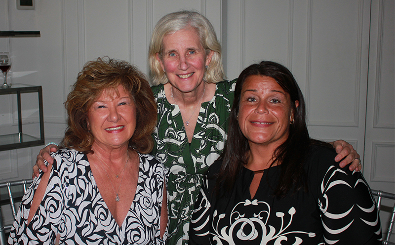 Jeanie Sorrentino of Affinity, Susan McAleavey Sarlund of the EPC and Traci Simmonds of Affinity.