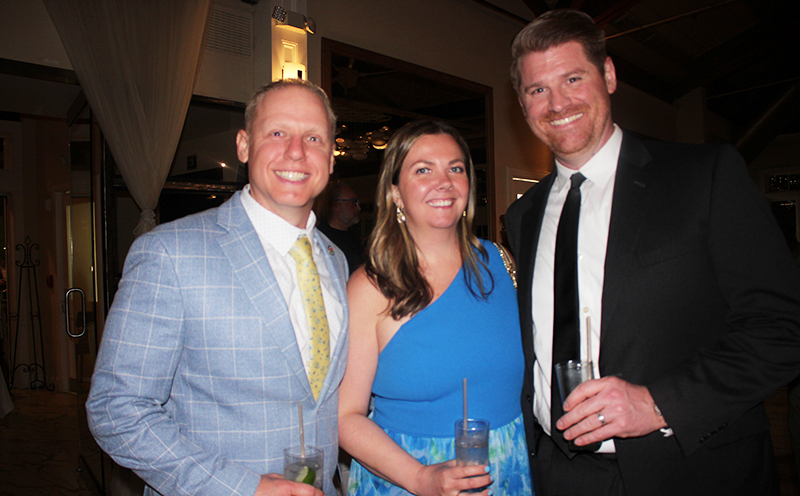 Joshua Minton, Jennifer Minton and Wayne Kuehner of Frank Donio.
