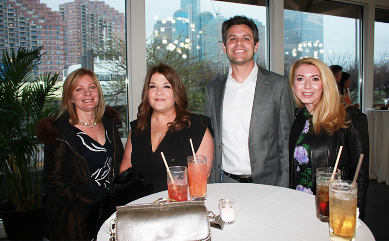 June Riley and Christine Consales of Dole Fresh Fruit, Ryan Miller and Tracie Levin of M. Levin and Co.
