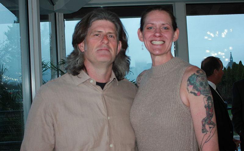 Michael DeMarco and Lori Fisher of Procacci Bros.