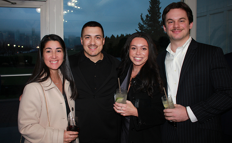 Sabrina Terrigno of Bellevue Hospital, Nicholas Vargas of Wakefern Food Corp., Emily Troisi of Reckitt and Alek Skarzynski of Wakefern Food Corp.