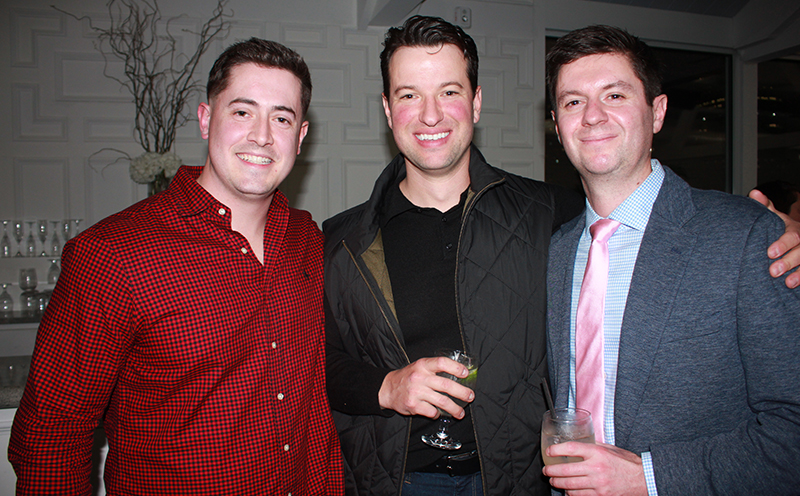 Kyle McDevitt and Tyler Hiriak of Penrose Farms and Brian D’Arrigo of D’Arrigo NY.