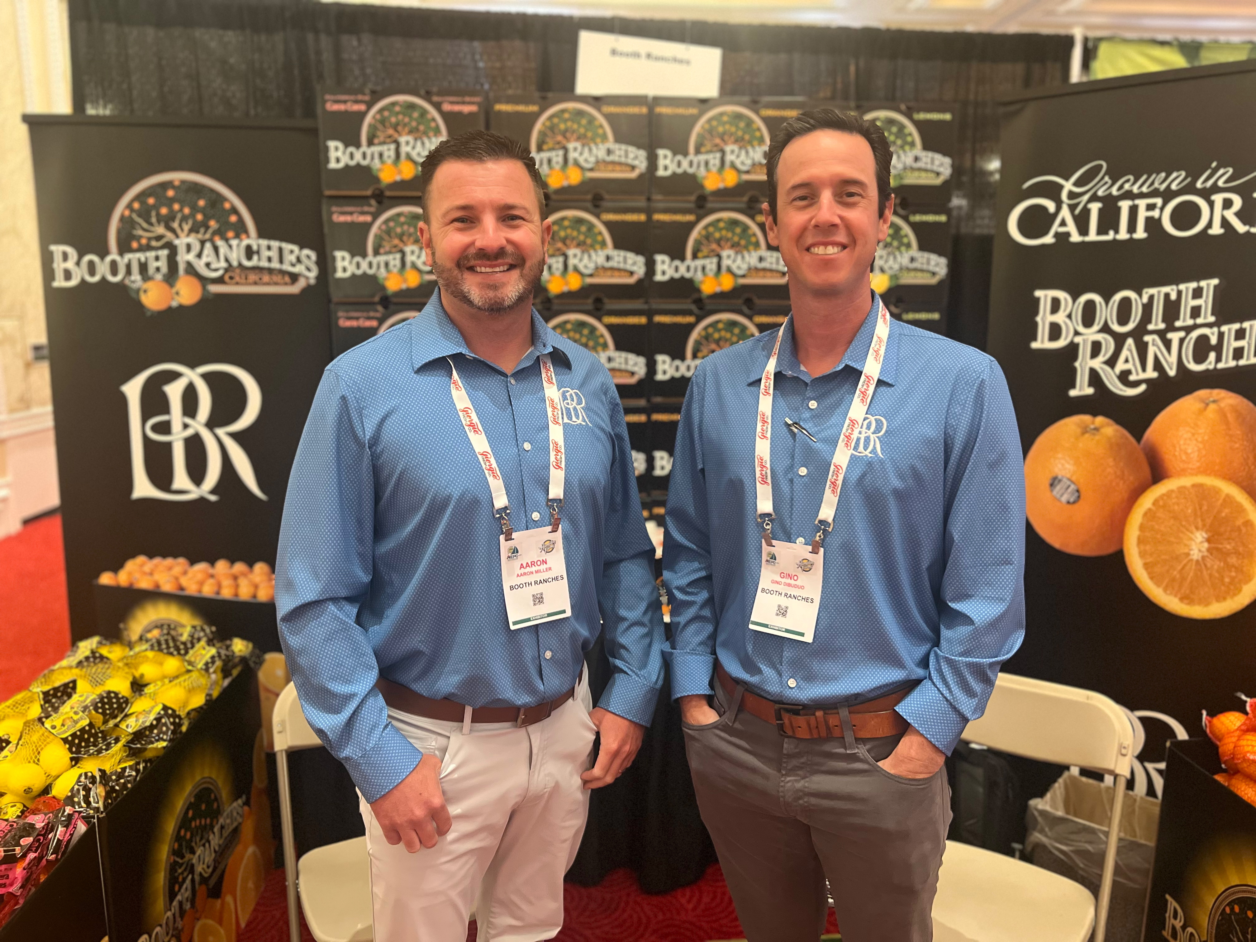 Aaron Miller and Gino DiBuduo of Booth Ranches.