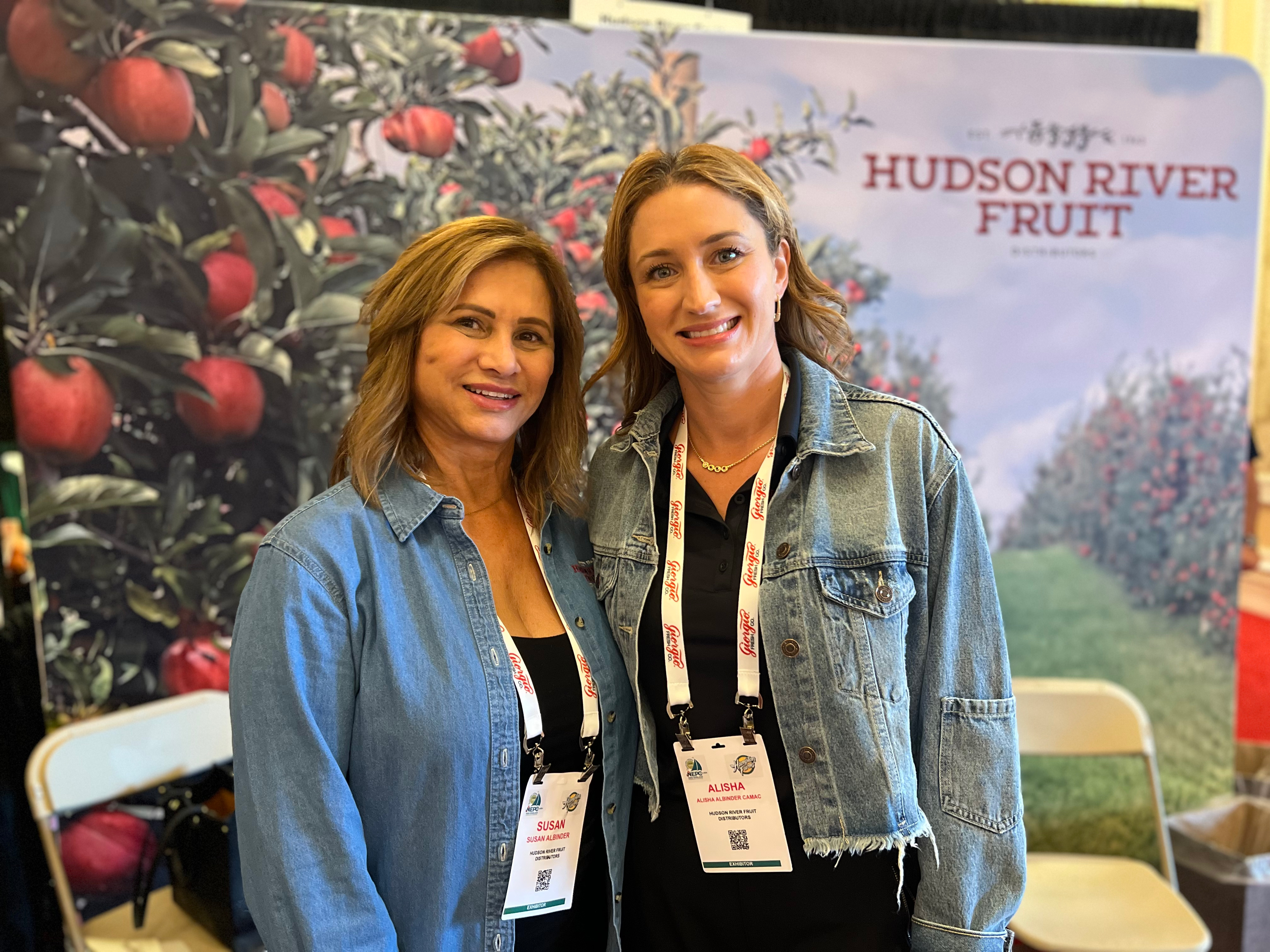 At the Hudson River Fruit booth were the mother-daughter team of Susan Albinder and Alisha Albinder-Camac.