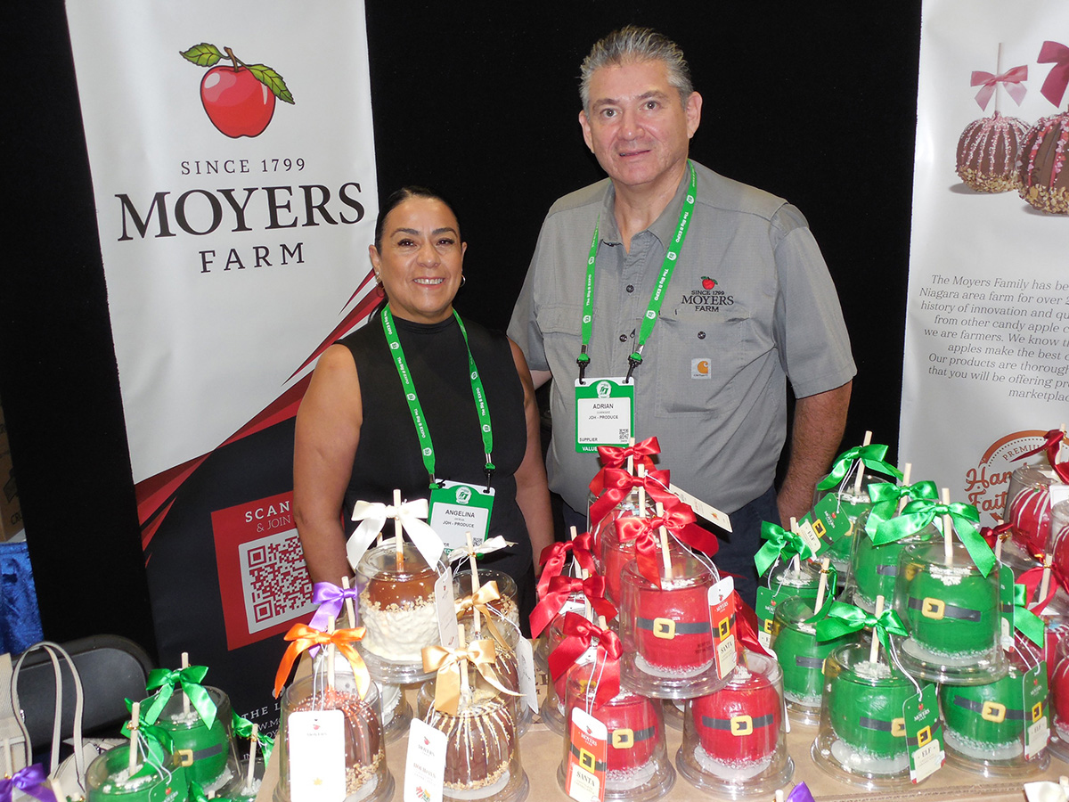 Angelina Ortega and Adrian Dominguez of Moyers Farm.