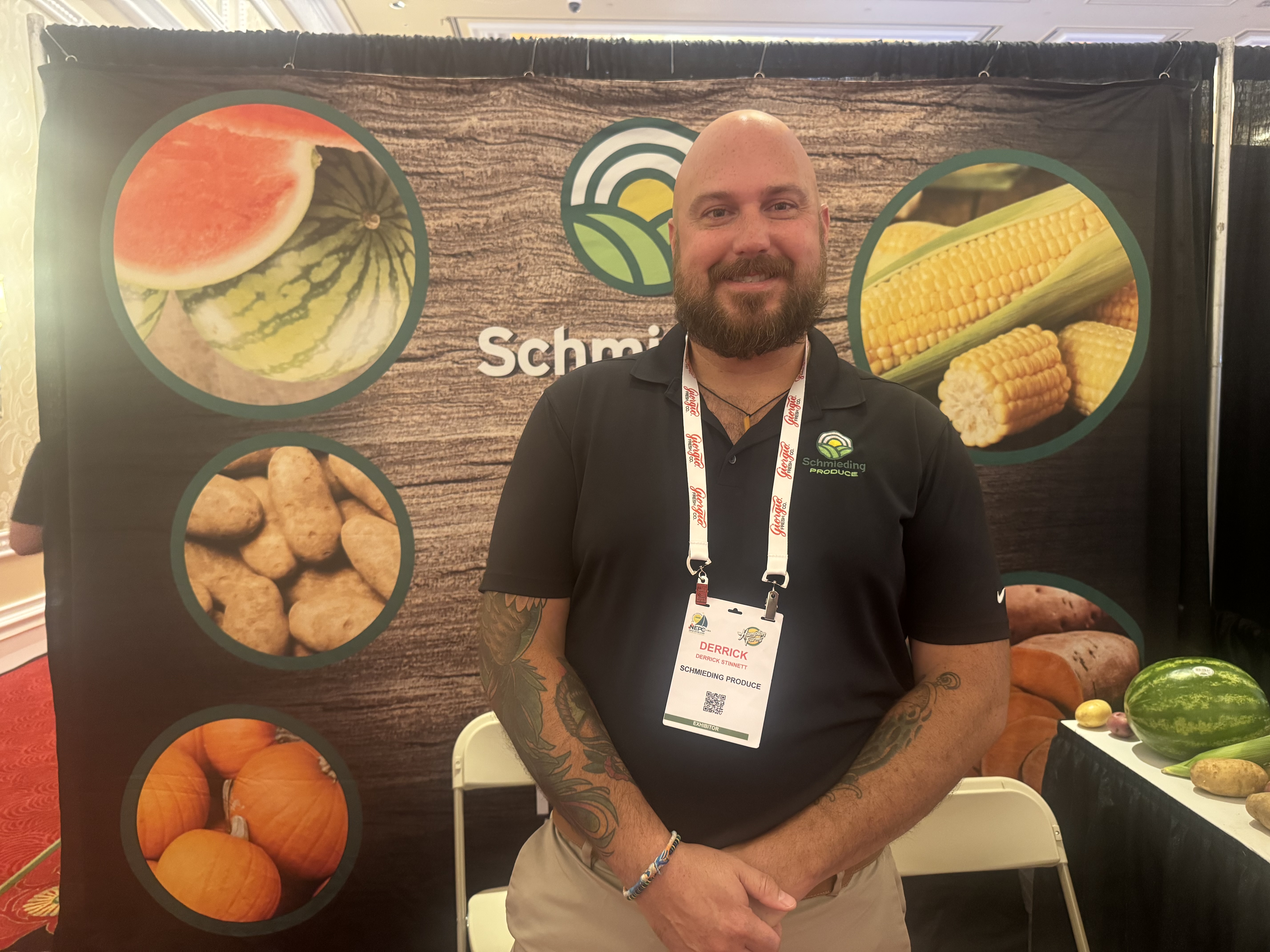 Derrick Stinnett of Schmieding Produce.