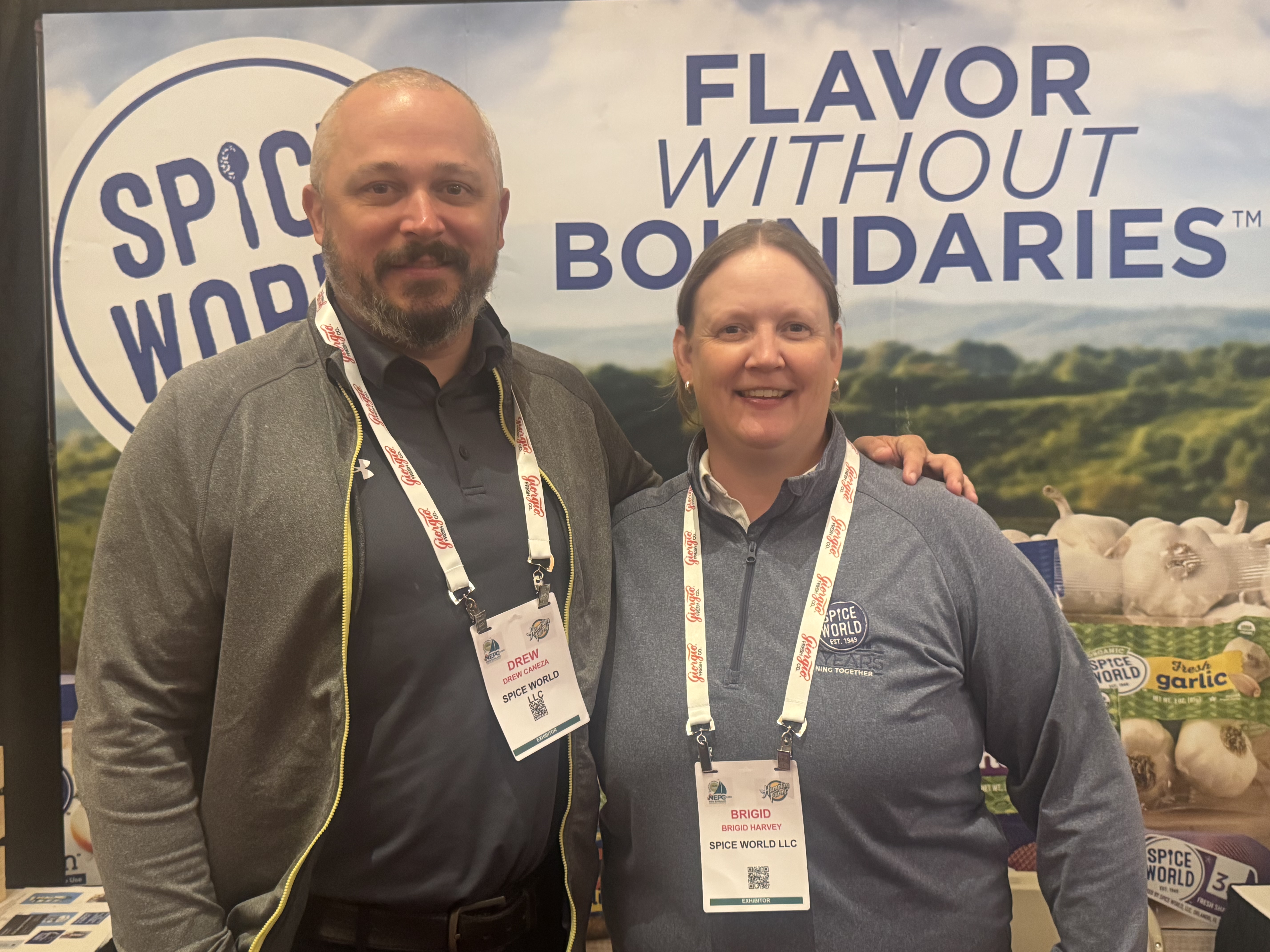 Drew Caneza and Brigid Harvey of Spice World.