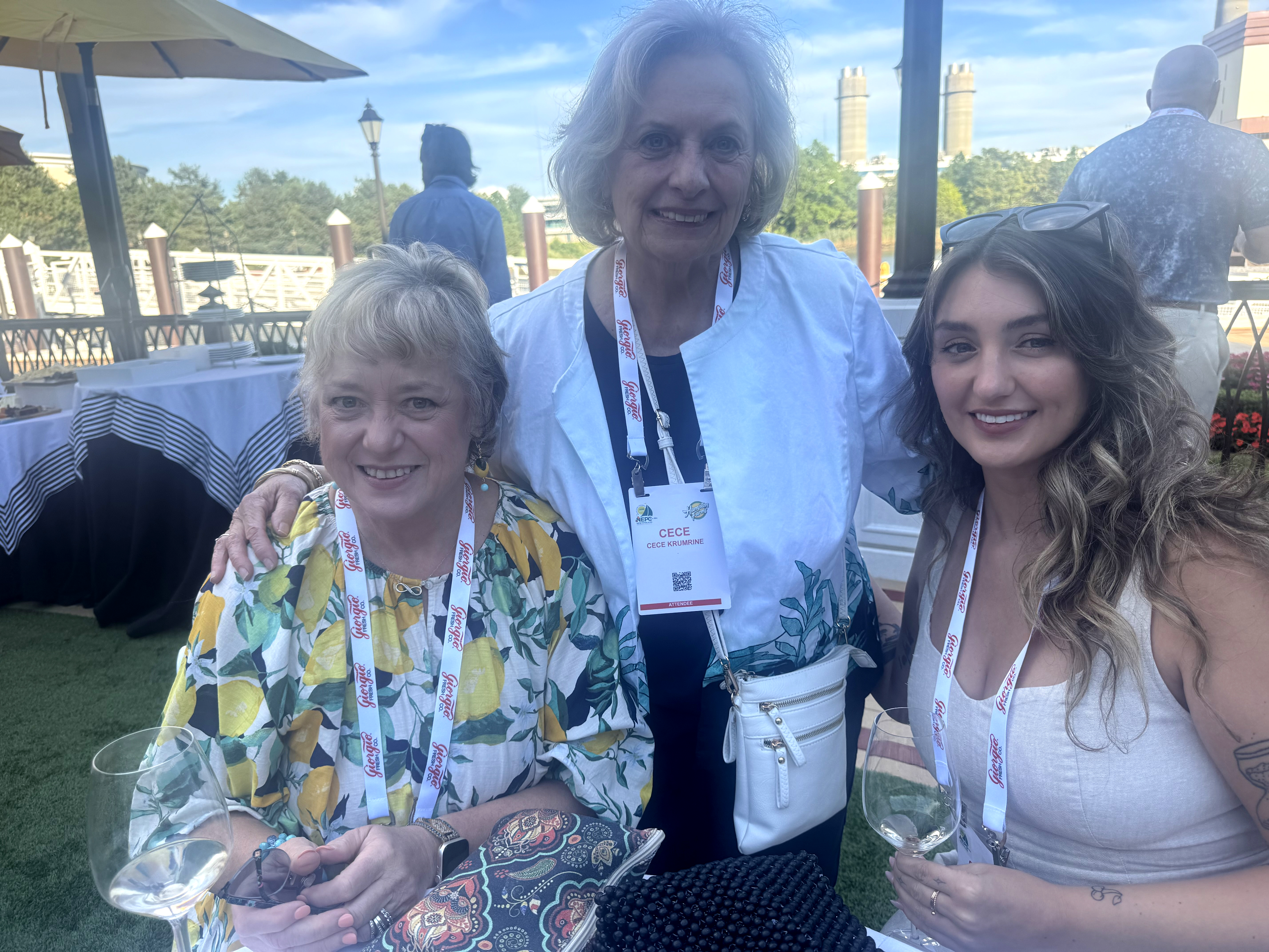 Laura Rivell of Natural Flowers with NEPC Co-Founder Cece Krumrine and Grace Rivell of Morgan, Lewis & Bockius LLP.