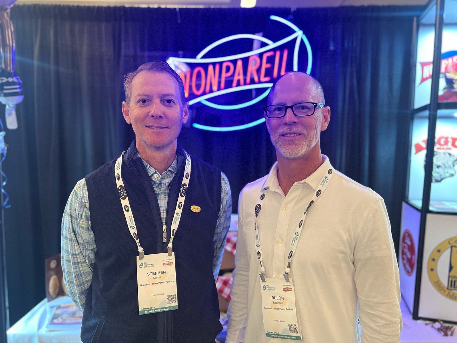 Stephen Abend and Rulon Robinson of Nonpareil.