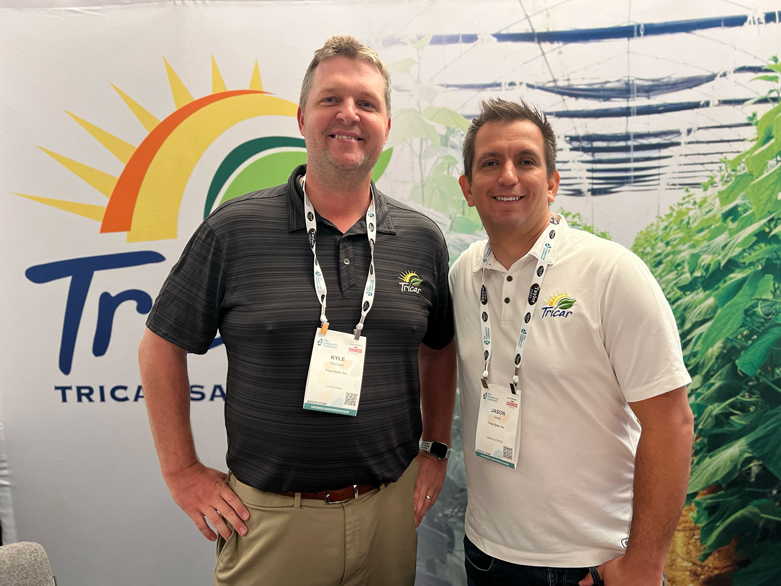 Kyle McGrath and Jason Kanis of Tricar Sales.