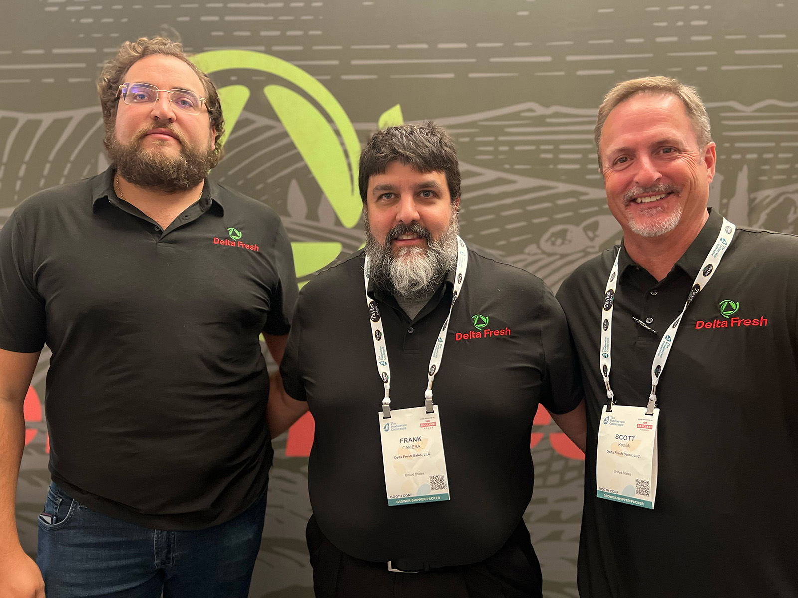 Sam Capin, Frank Camera and Scott Kosnik of Delta Fresh.