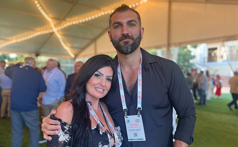 Jessica Flaim Salerno and Steven Carrillo of R&R Flaim Next Generation Produce.