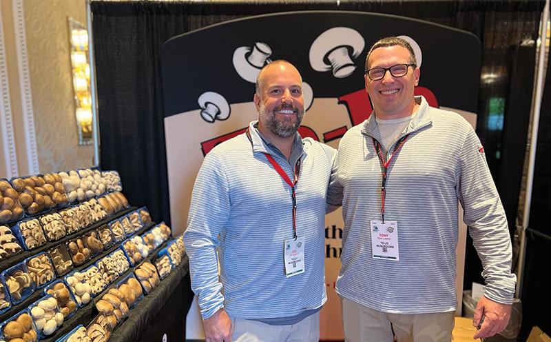 Joe D’Amico and Tony Losito of To-Jo Mushrooms.
