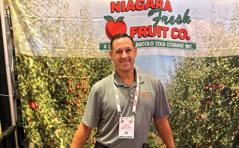 John King of Niagara Fruit Sales.