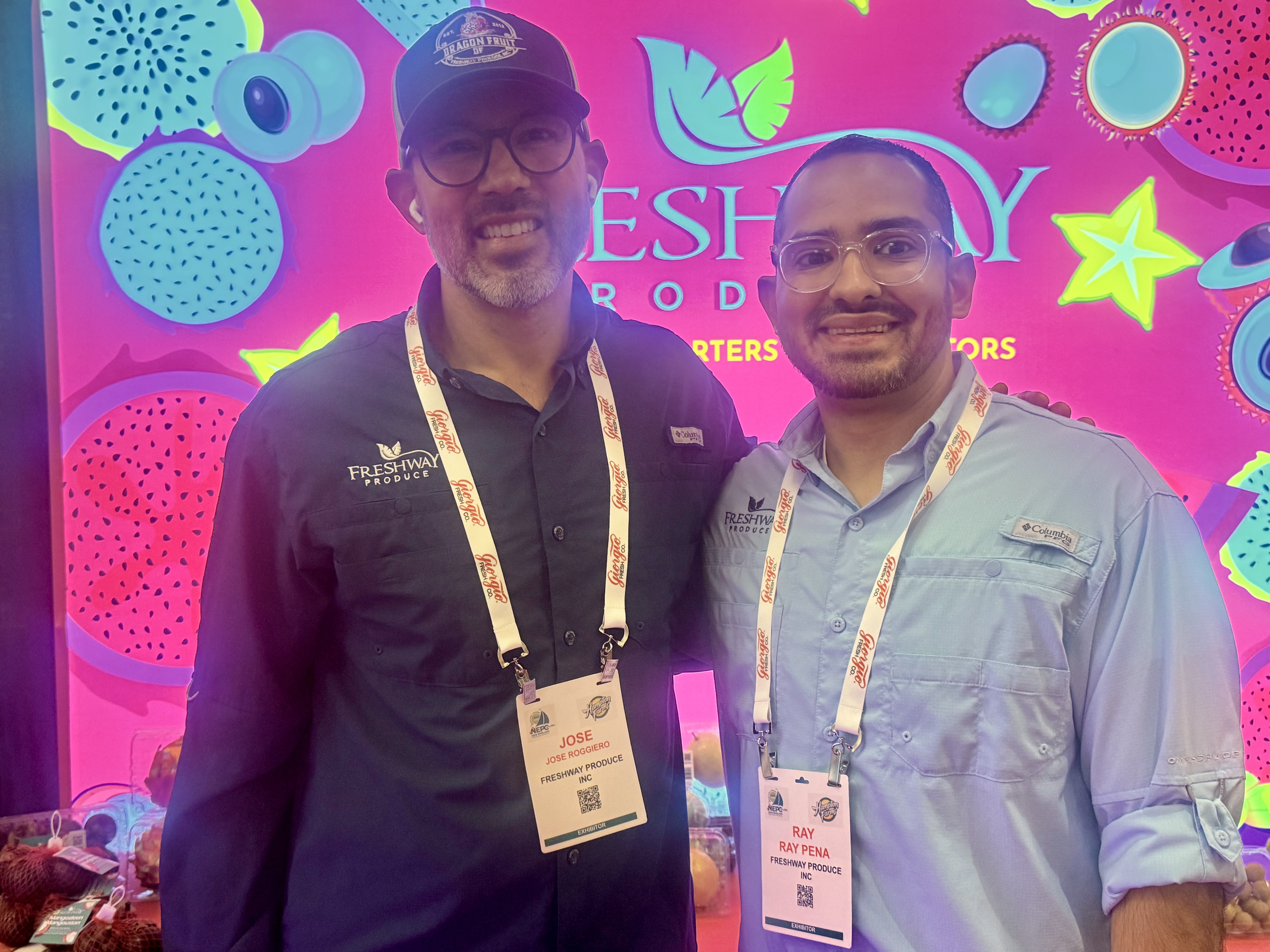 Jose Roggiero and Ray Pena of Freshway Produce Inc.