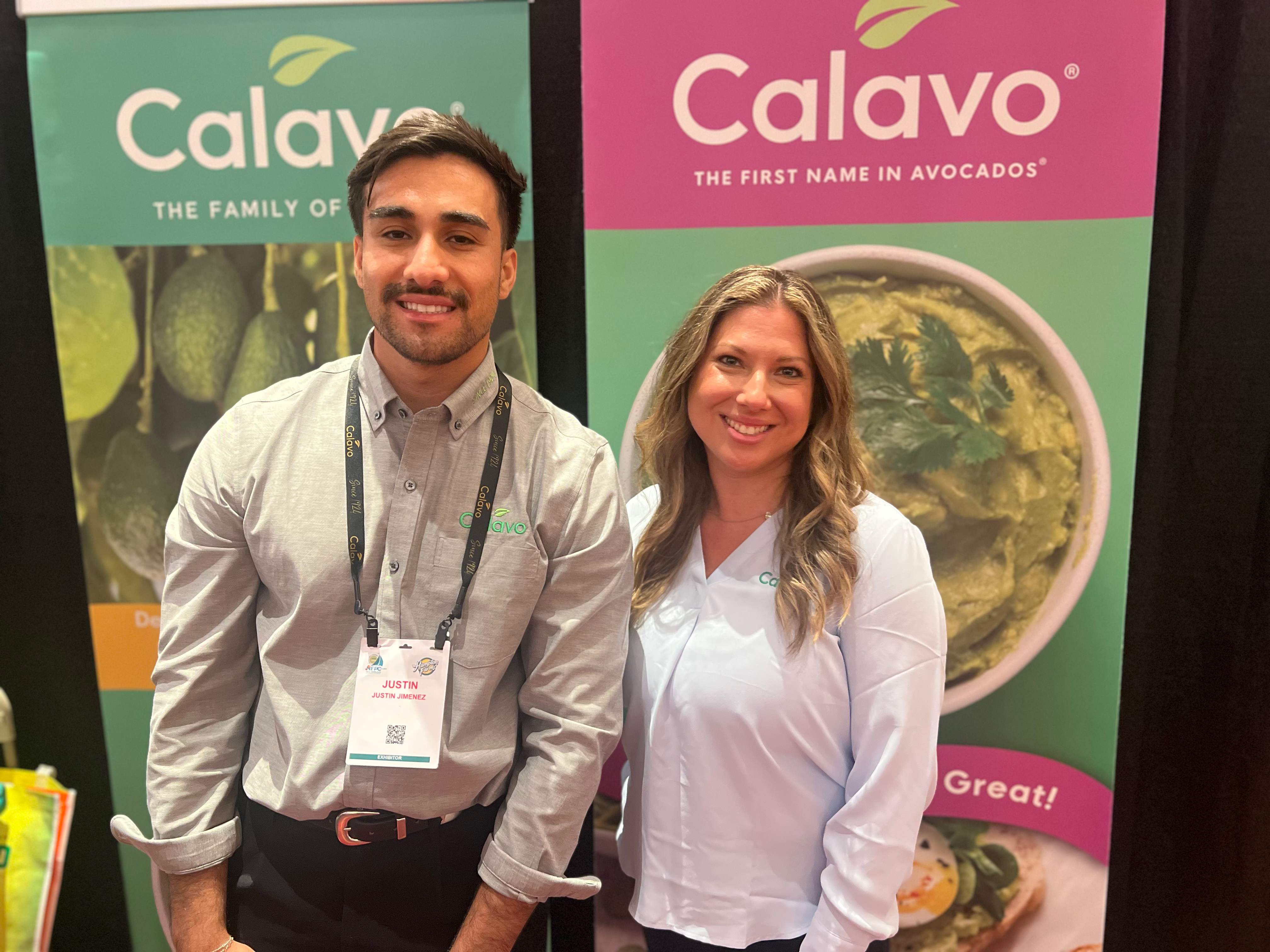Justin Jimenez and Anna Kirsch of Calavo.