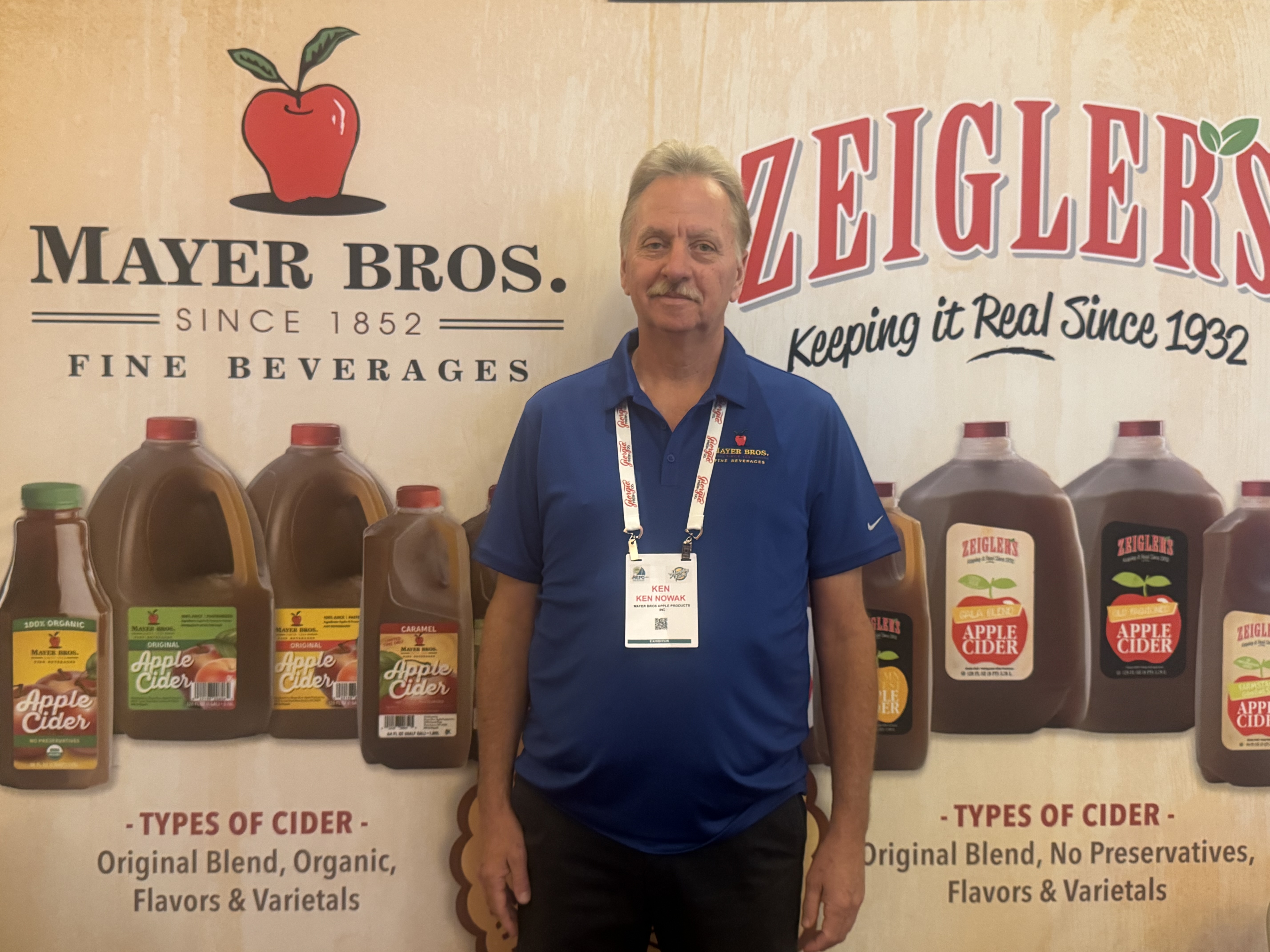 Ken Nowak of Mayer Bros. Apple Products Inc.
