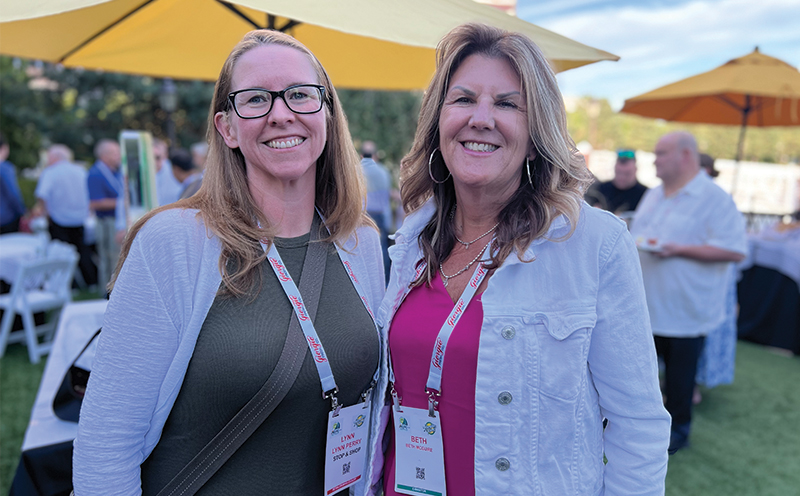 Lynn Perry of Stop & Shop with Beth McGuire of JOH.
